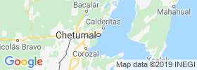 Chetumal map